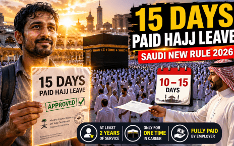 15 Days Paid Hajj Leave Announced By Saudi